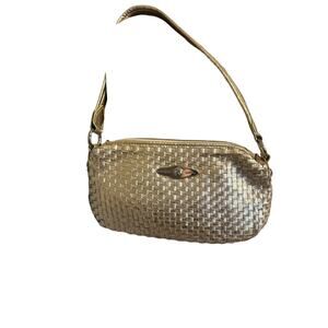 Gold leather Pouchette Elliot Luca